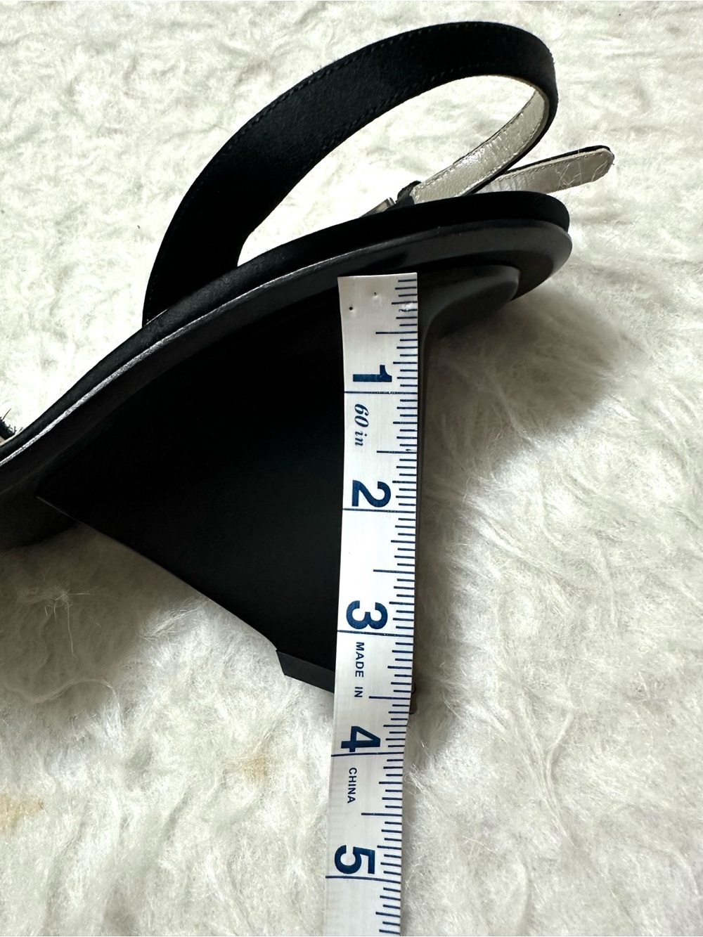 Prada Black Textured Front Strap Ankle-Strap Heels - Picture 3 of 10